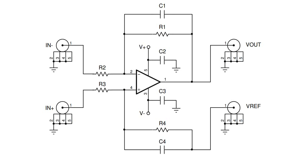 Schematic - Texas Instruments TLV9061DPWEVM Evaluation Module Schematic - Texas Instruments TLV9061DPWEVM Evaluation Module